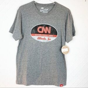 NWT Sportiqe CNN Graphic Tee T-shirt Medium